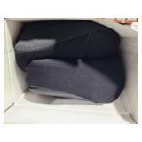 Cushion Lab Patented Pressure Relief Seat Cushion for Long Sitting Hours on Office & Home Chair - Extra-Dense Memory Foam for Soft Support. Car Pad for Hip, Tailbone, Coccyx, Sciatica - Black