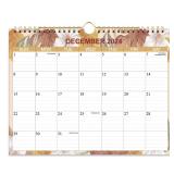 Calendar 2025 - Wall Calendar 2025-2026 Runs from December 2024 to June 2026, 19 Months Calendar with Thick Paper for Planning at Home or Office, 8.5" x 11", Leaf