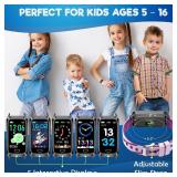 Inspiratek Kids Fitness Tracker for Kids Age 5-16 (5 Colors)ï¼Waterproof Kids Fitness Watchï¼Kids Pedometer Watchï¼Watch for Kidsï¼Step/Activity Tracker for Kidsï¼Easy to Use Kids 