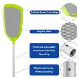 Sepetrel Pool Leaf Skimmer Net with 24-56 Inch Premium Pole,Medium Sized Net for Cleaning Pool, Pond,Spa,Hot Tub