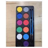 Maydear Face Painting Kit for Kids with 12 Colors Safe and Non-Toxic Large Water Based Face Paint (Matte)