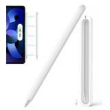 Wireless Charging Stylus Pen with Charger Stand, Active Pencil with Charger, Compatible with Pro11/12.9, 6/7/8/9/10, Air 3/4/5, Mini 5/6