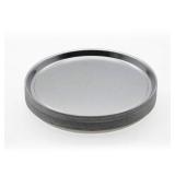 AMTAST Aluminum Sample Pan 90mm Disposable Weighing Pans Dishes for Laboratory Moisture Balances, 50PCs