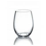 Luminarc Perfection Stemless Wine Glass (Set of 12), 15 oz, Clear - N0056