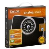 Taylor Analog Black Bathroom Scale