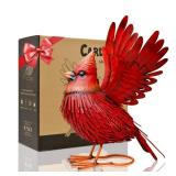 Nacome Cardinal Garden Decor Metal Yard: ArtGarden Sculptures & Statues Large Red Bird Outdoor Decor,Gifts for Christmas/mom/Grandma/Wife/Daughter/Sister/Aunt/Grandma,Birthday Gifts for Women,Mother