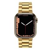 Tasikar Band Compatible with Apple Watch Band 49mm 46mm 45mm 44mm 42mm Premium Stainless Steel Metal Replacement Strap Compatible with Apple Watch Ultra 2 Ultra Series10 9 8 7 6 5 4 3 2 1 SE, Gold