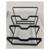 Cutting Board Racks Holders Pot Pan Lids Holders Chopping Board Organizers Thin Bakeware Trays Dry Display Stands Kitchen Countertop Cabinet Office Black