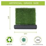 $$! Sunturf Fake Grass for Dogs to Pee On, Artificial Turf for Dogs, Grass Pee Pad for Dogs Potty Training, Premium 6x8FT Extra Large, Indoor Outdoor Turf Grass Pad for Dogs