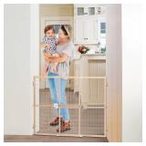 Toddleroo by North States Quick-Fit Wire Mesh Baby Gate