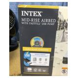 Intex Mid Rise 12in Air Mattress with Internal USB Pump - Twin Size