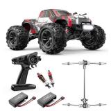 MEW4 1/16 4X4 RC Offroad Truck - RTR Durable Beginner RC Car, High Speed 38 Km/h, Remote Control Monster Truck with 2 1500 mAh Batteries,Gifts for Adult and Boys - Retail: $96.52