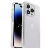 OtterBox iPhone 14 Pro (ONLY) Symmetry Series Case - Clear, Ultra-Sleek, Wireless Charging Compatible, Raised Edges Protect Camera & Screen