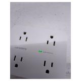 Hanycony Surge Protector Power Strip - 8 Outlets with 4 USB (2 USB C) Charging Ports, White