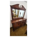 Matching dresser with mirror, quality made