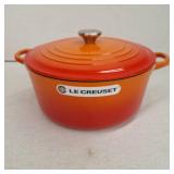 Le Creuset 7.25-qt Classic Cast Iron Round Dutch Oven, Flame, Retail - $399.00