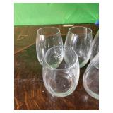 6 Wine Goblets Short