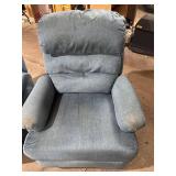 2 Blue Recliners