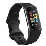 Fitbit - Charge 5 Advanced Fitness & Health Tracker - Graphite - Retail: $179.95