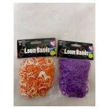 Loom Bands Value Pack, 525-Pack, Purple & Orange/White