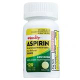 Timely Low Dose Aspirin 81mg for Adults 120 Count