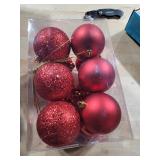 3.15" Christmas Ball Ornaments Red 12 Pcs Shatterproof Christmas Tree Decorations Xmas Tree Medium Christmas Ornaments Balls with Hanging Loop for Wedding Holiday Party Wreath Home Decor