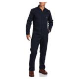 Dickies mens Basic Blended Coverall Casual Pants, DK NAVY S, Large regular