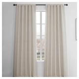 HPD Half Price Drapes Faux Linen Textured Room Darkening Curtains for Bedroom 84 Inches Long (1 Panel), 50W X 84L Curtains for Living Room Home Decor, Birch