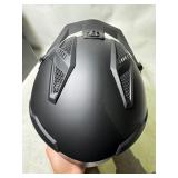 New ILM Open Face Motorcycle 3/4 Half Helmet 4-In-1 Styled for Dirt Bike Moped ATV UTV Motocross Cruiser Scooter DOT Model 726X (Matte Black,M)