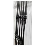 New TOUCAN Staircase Iron Balusters (Box of 10) Stair Parts 1/2" Square Metal Balusters - Hollow Double Spoon Staircase Spindles (Real Satin Black), TFHB04-2 *Retails $120*