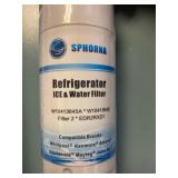 SPHORNA refrigerator ice and water filter, Compatible brands, whirlpool, Kenmore, Amana, KitchenAid, Maytag,Jenn-Air