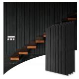 Art 3D wall panels cement 24â x 48â cement black Retails $149.99