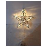 YYCRAFT Star Chirstmas Tree Topper 6 Inch Christmas Decoration,Silver