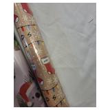 Gift Wrap, 3 pack , Friends 40 square foot, Koala 50 squart foot, Santa Hat 50 square foot