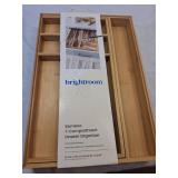 Bamboo 7 Compartment Drawer Organizer Brown - Brightroomâ¢