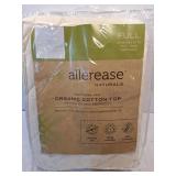 AllerEase Naturals Organic Cotton Full Top Cover Mattress Pad - Retail: $104.73