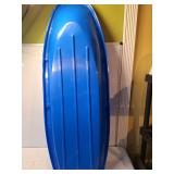 Flexible Flyer Lightning Sled. 48" Plastic Sled for 1 or 2 Riders. With Pull Rope