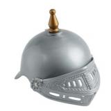 US TOY H475 Adult Knight Helmet - qty 3, missing top piece