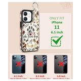 Shorogyt for iPhone 11 Wallet Case with Card Holder, Designer Dogs Lover Girl Pattern Kickstand Magnetic Clasp Back Flip Folio Leather Phone Cases for iPhone 11 for Women Men Girls