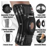 NEENCA Professional Knee Brace for Knee Pain, Adjustable Knee Support with Patented X-Strap Fixing System, Support and Stability for Joint Pain Relief, Arthritis, Meniscus Tear,ACL,PCL, Runner, Sports