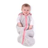 baby deedee Sleep Nest Teddy Baby Sleeping Bag, Gray Bubble Gum, Small (0-6 Month) (168)