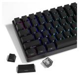 XVX PBT Keycaps - Side Print Keycap Set, Double Shot Shine Through Custom Keycaps, Black Keycaps OEM Profile 136 Keys, Minimalist Style Phantom Keyboard Keycap for Mechanical Keyboards