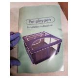 PET PLAYPEN ( MISSING MATERIAL)