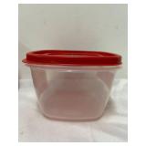 5 Piece Rubbermaid Easy Find Vented Lid Food Storage Container-7.0 cup 4.0 cup 2.0 cup containers