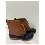 2 Pairs WFL Womanâs Waterproof Brown Boots Size 5