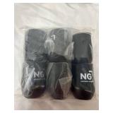 6 Northrop Grumman Black Short Tumblers with Lids