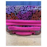 Crckt Kids Hardside Carry On Spinner Suitcase, Pink Floral.