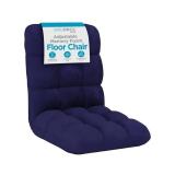 BIRDROCK HOME Adjustable Memory Foam Floor Chair, Blue. Size 23 in x 19 in x 22.5 in.