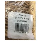 Universal Rubber Bands Size 16 2-1/2 x 1/16 1900 Bands/1lb Pack