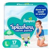 Pampers Splashers Disposable Swim Pants Jumbo Pack - L (17 Count)